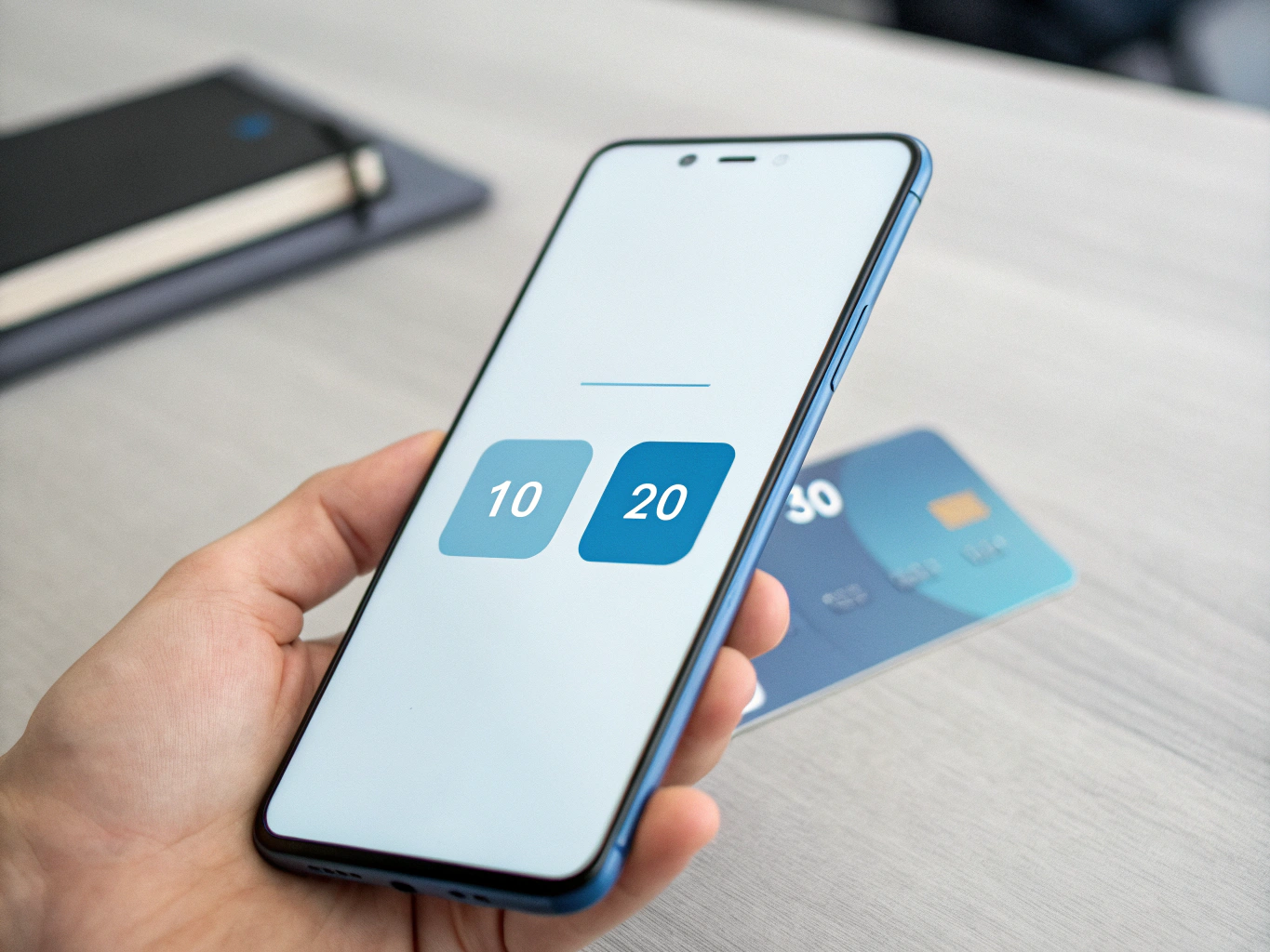 Scegli l'importo della ricarica